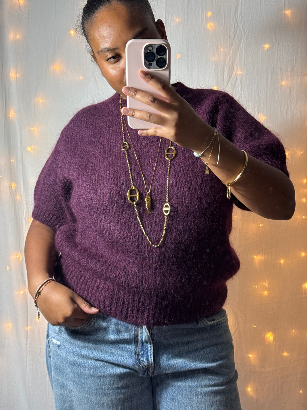 Pull manches courtes CLOTILDE