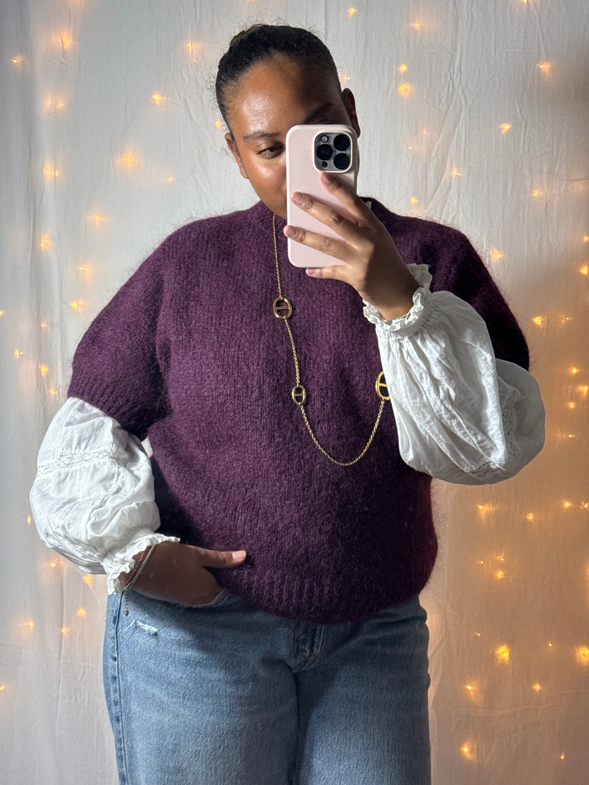 Pull manches courtes CLOTILDE