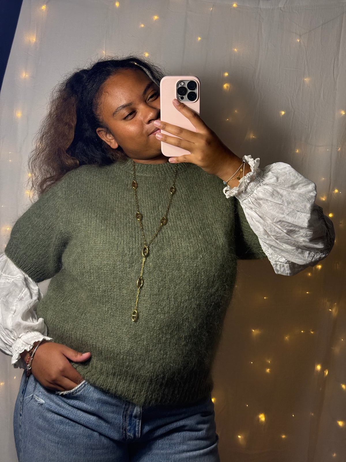 Pull manches courtes CLOTILDE