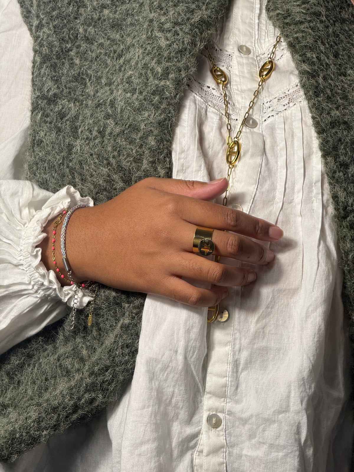 Bague breloque CLARA