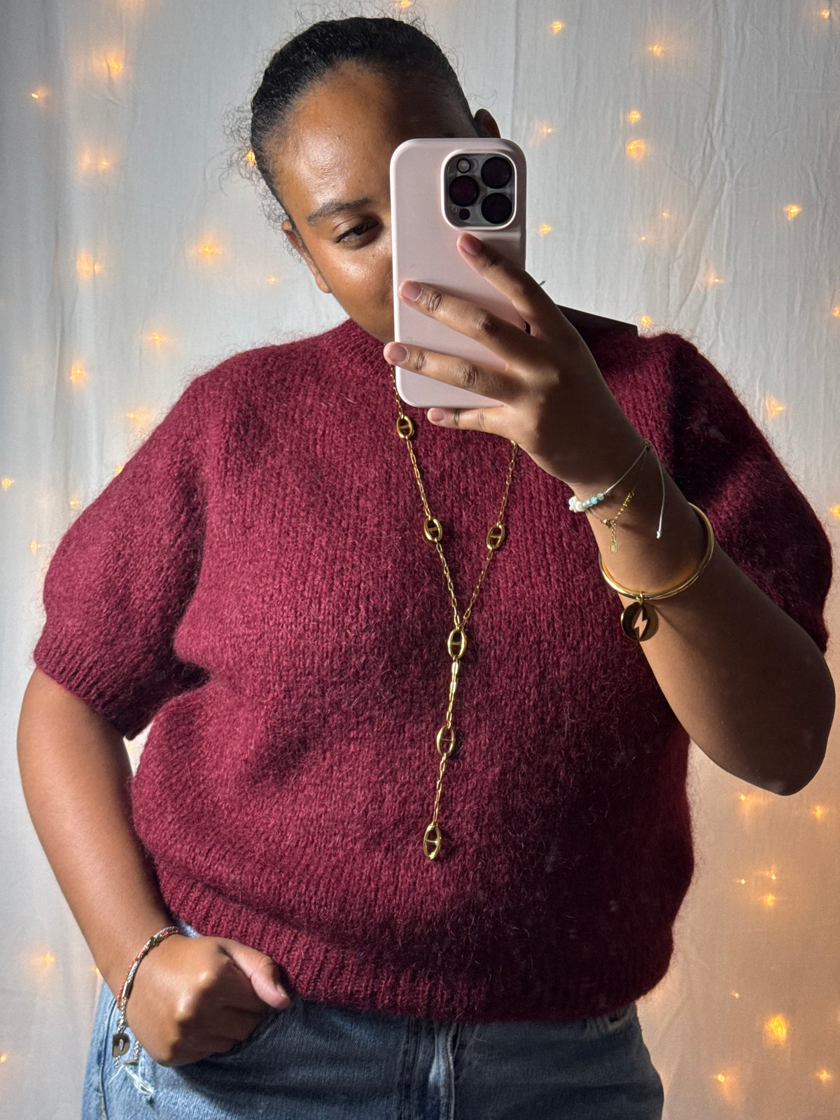 Pull manches courtes CLOTILDE