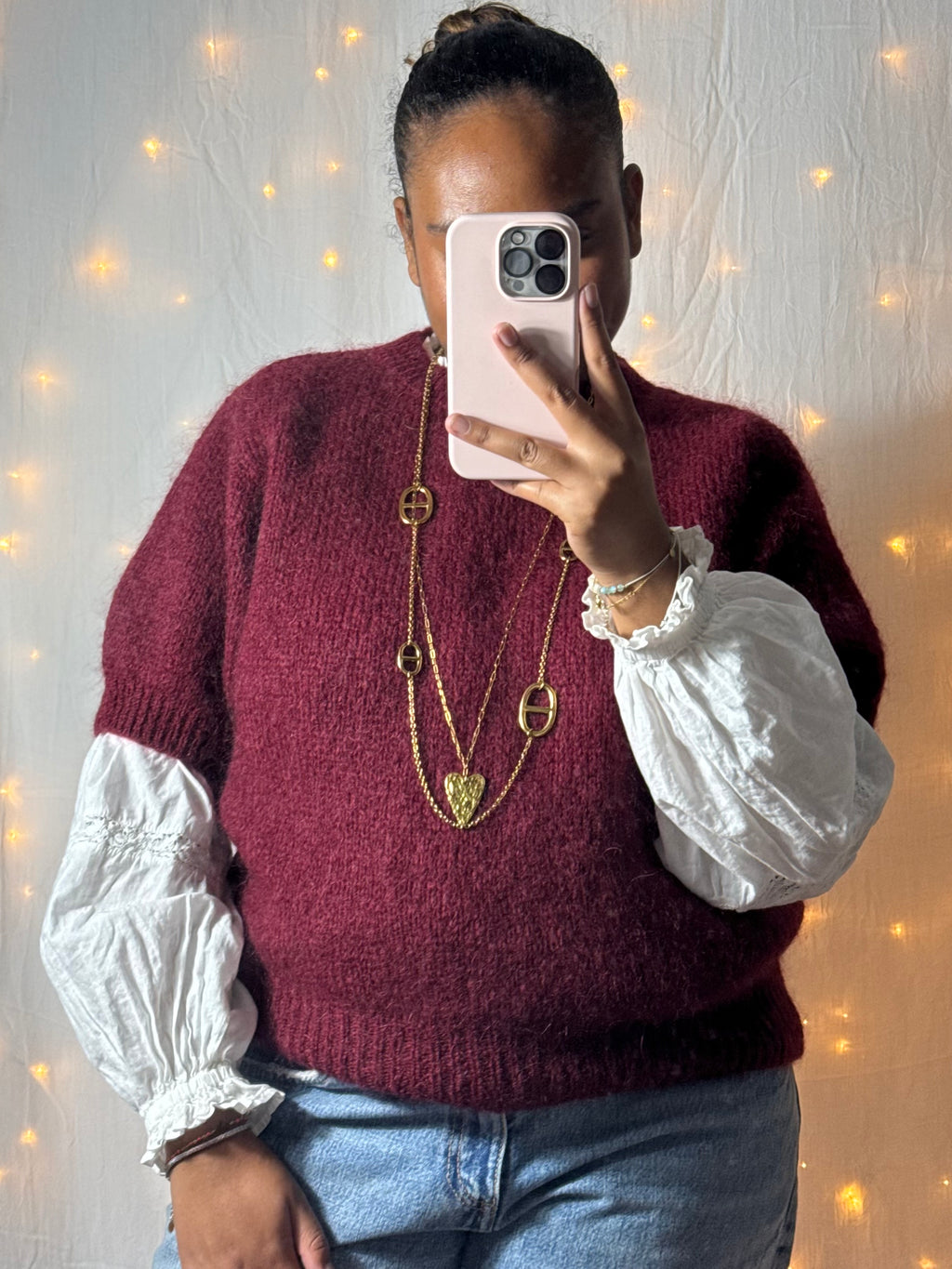 Pull manches courtes CLOTILDE