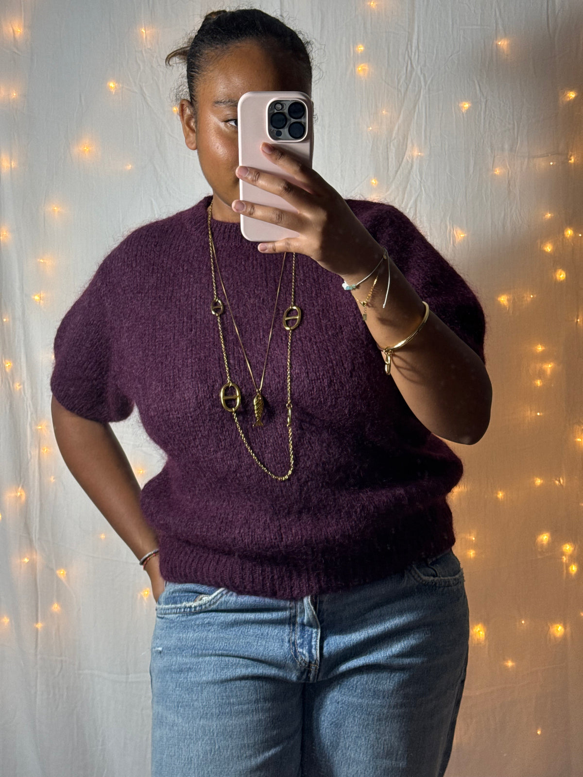 Pull manches courtes CLOTILDE