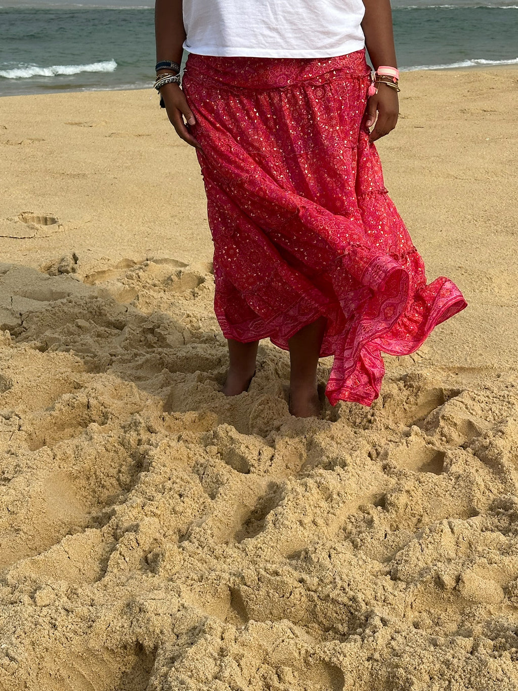 Jupe longue bohème OCEANE
