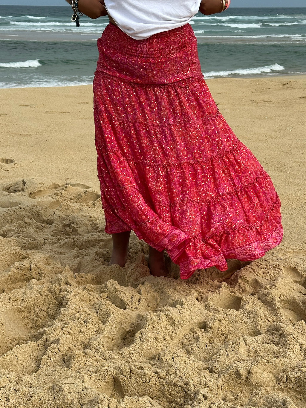 Jupe longue bohème OCEANE