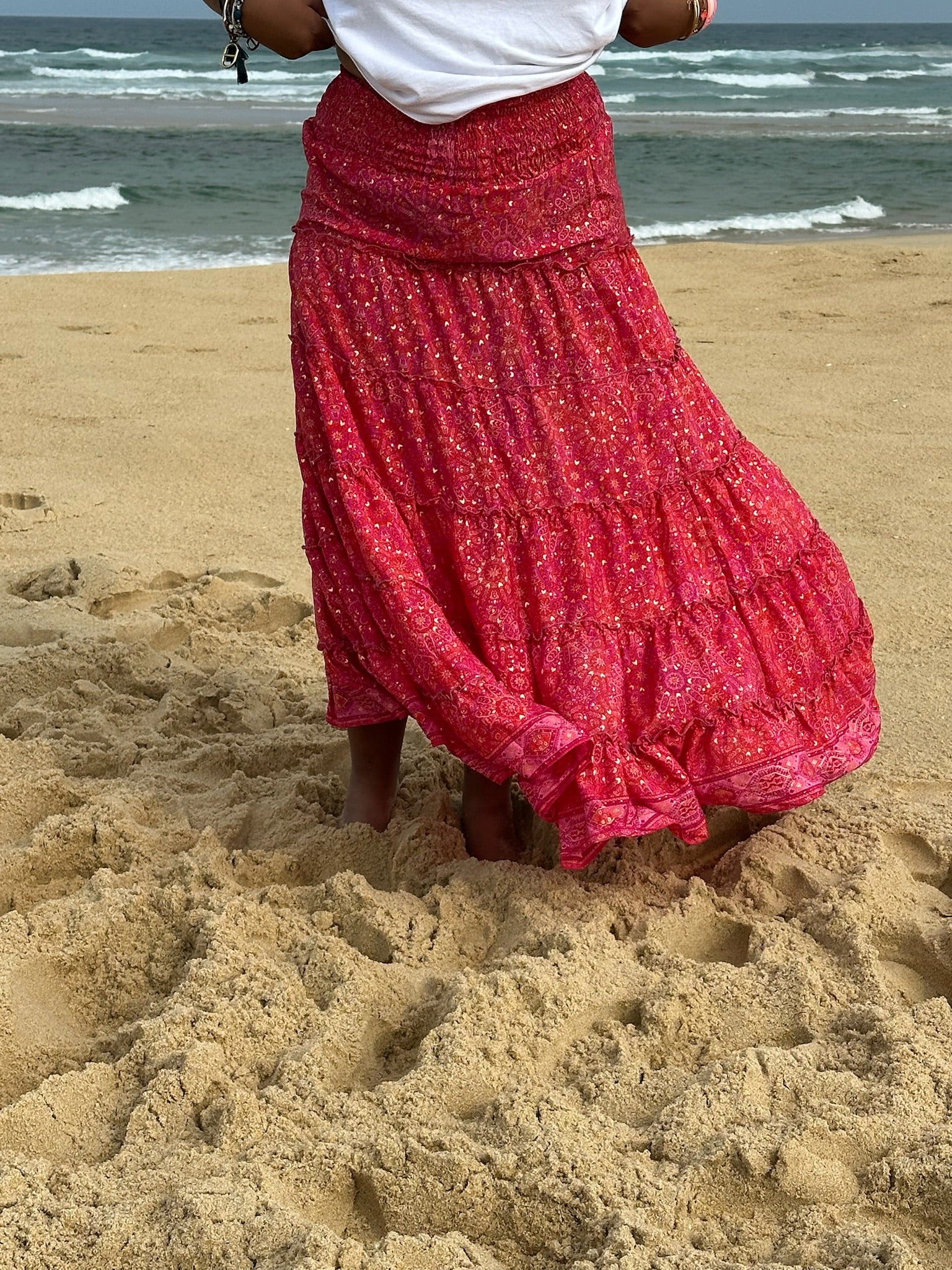 Jupe longue bohème OCEANE
