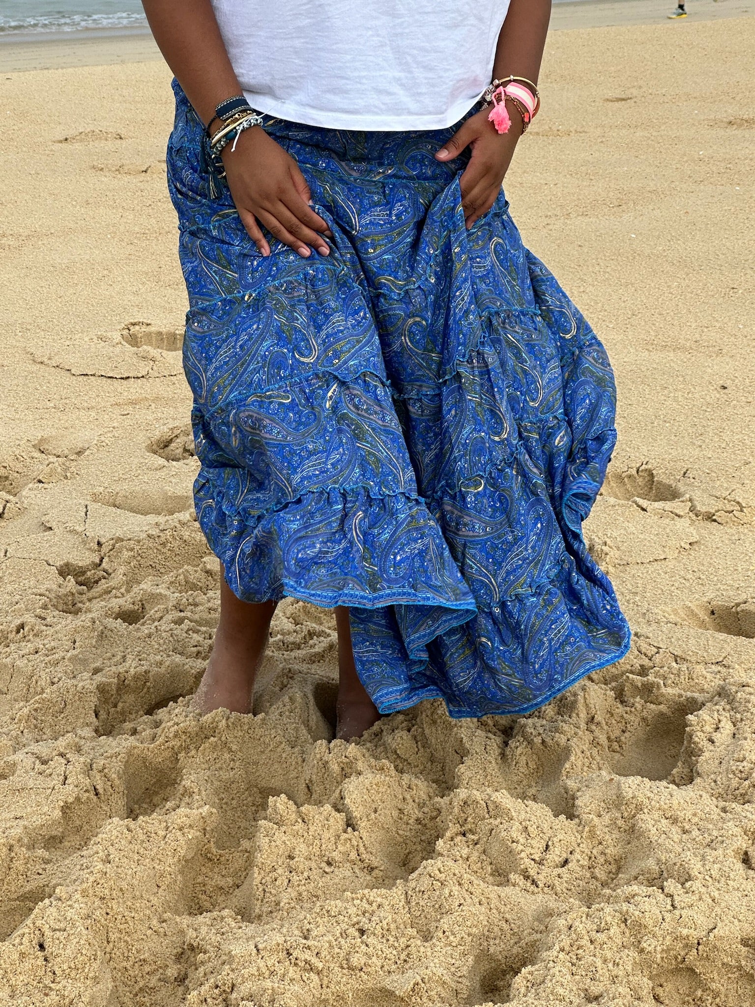 Jupe longue bohème OCEANE