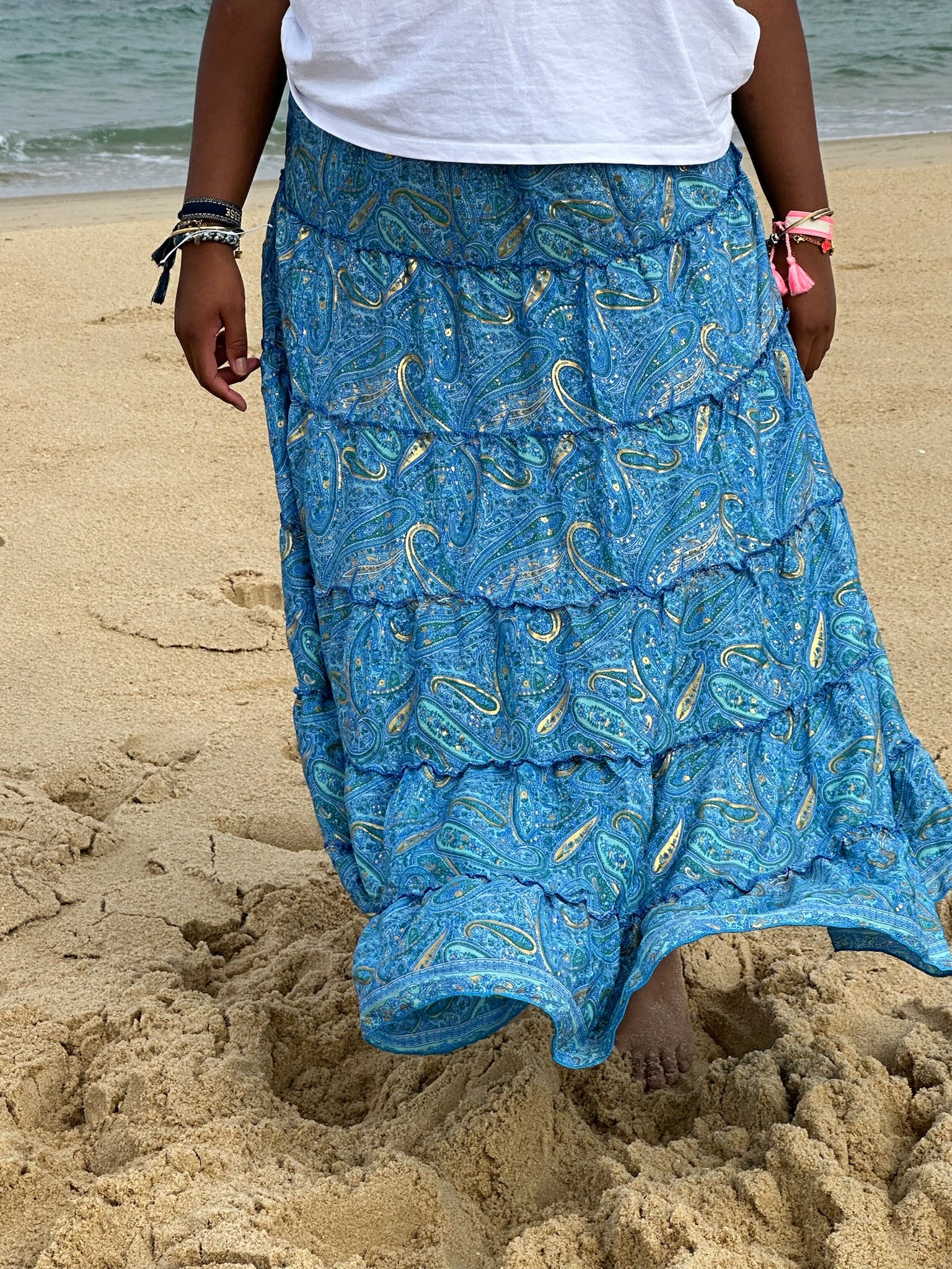 Jupe longue bohème OCEANE